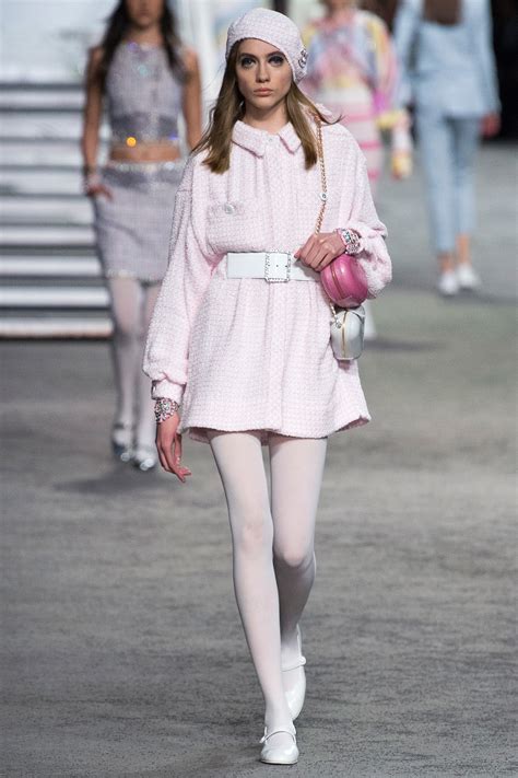 pink chanel mini dress